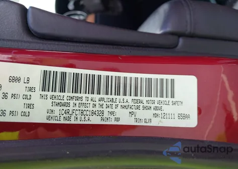 2012 Jeep Grand Cherokee Overland из США, поврежденный, VIN 1C4RJFCT8CC184328